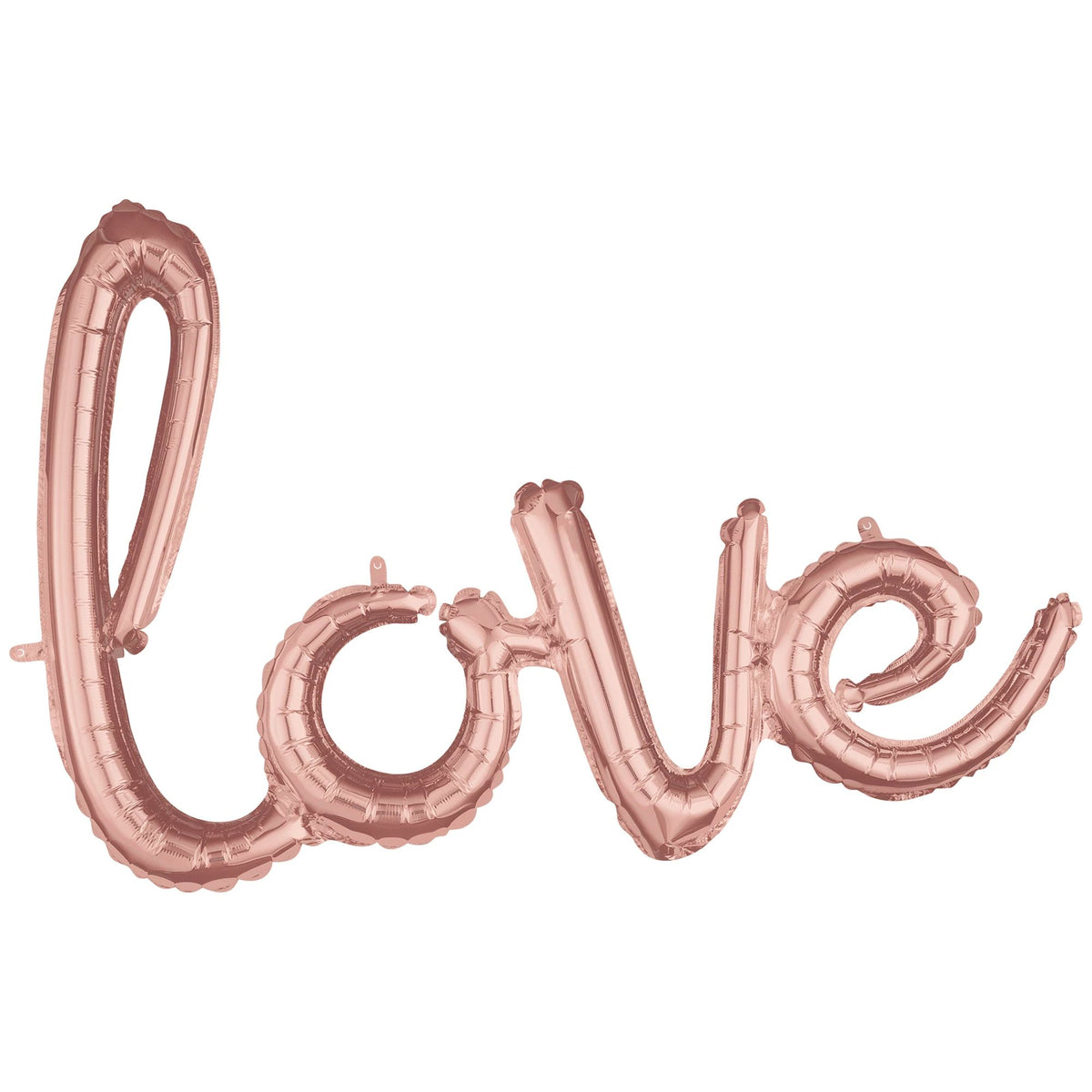 Rose Gold Love Script Foil Balloon - Case of 50