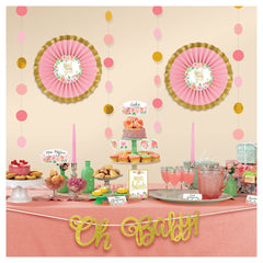Floral Baby Shower Treat Table Decorating Kit, 23-pc - Case of 24