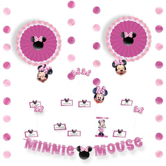Disney Minnie Mouse Buffet Table Decorating Kit, Pink, 12.5-inch, 23-pk - Case of 24