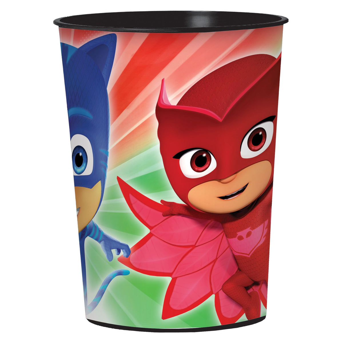 PJ Masks Reusable Plastic Favor Cup, 16-oz, Red/Blue/Green - Case of 120