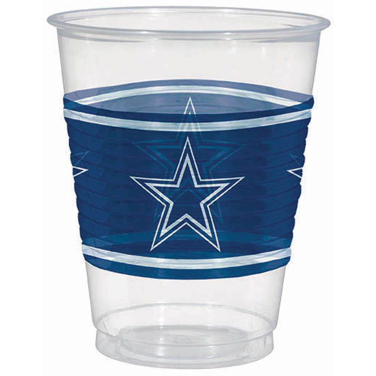 Dallas Cowboys Plastic Cups, 25-ct - Pack of 6