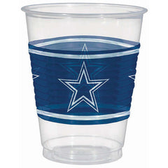 Dallas Cowboys Plastic Cups, 25-ct - Case of 36