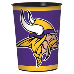 Minnesota Vikings NFL Party Plastic Cup - Pack of 12