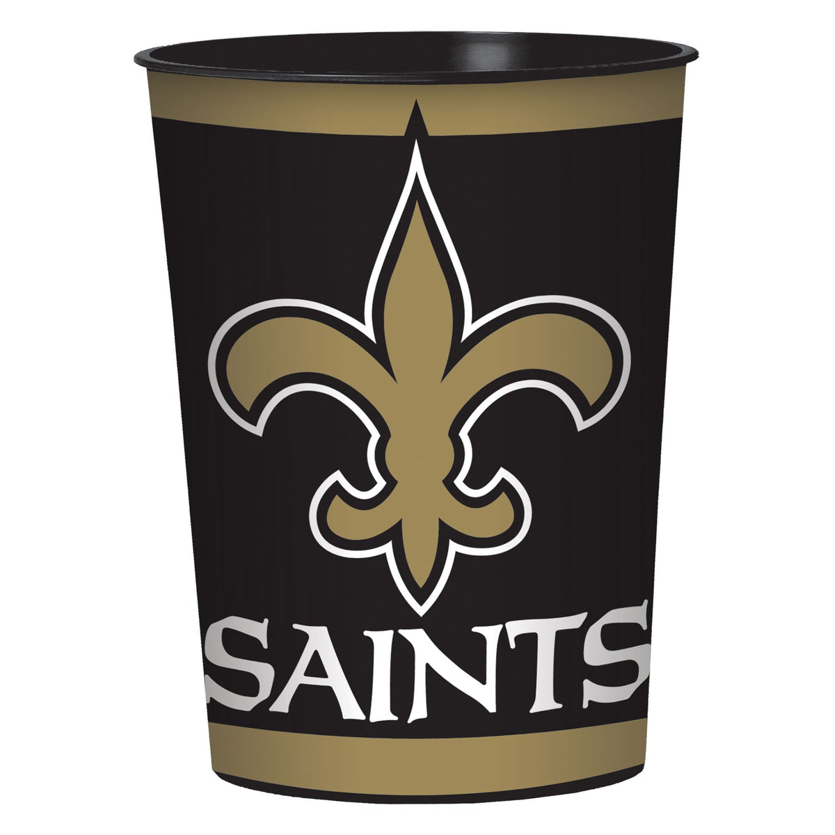 New Orleans Saints NFL Party Plastic Cup - Pack of 6