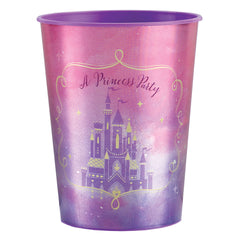 Disney Princess Favor Plastic Cup, Pink/Purple, 16-oz. - Pack of 12