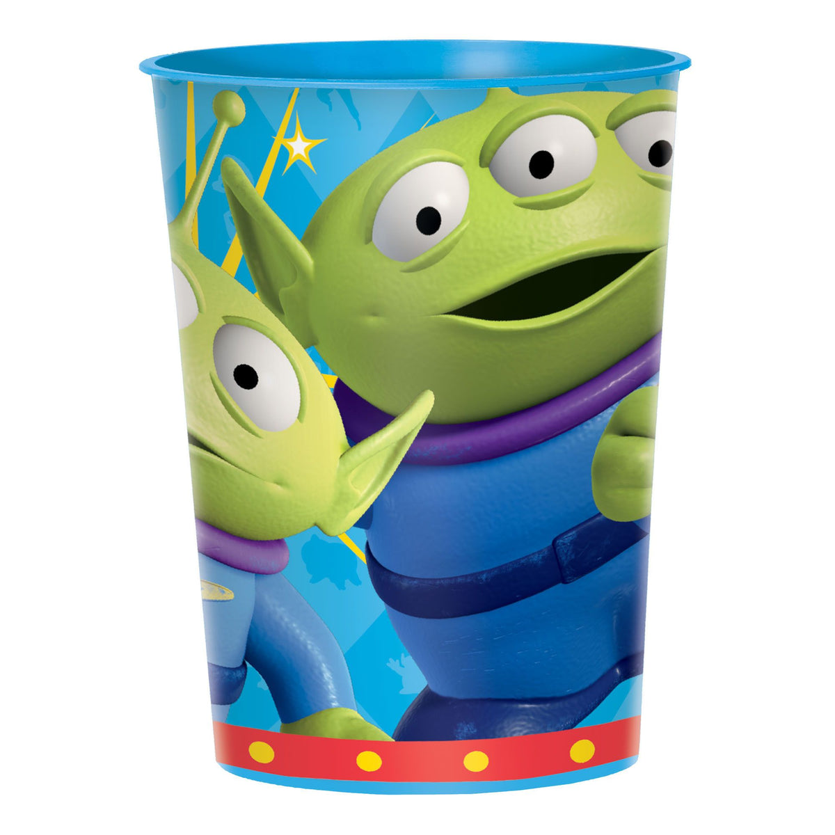Disney Pixar Toy Story Favor Plastic Cup, Green/Blue, 16-oz - Pack of 12
