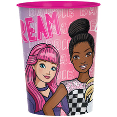 Barbie Plastic Reusable Favor Cup, Pink, 16-oz - Case of 120