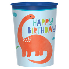 Dino-Themed Birthday Favor Plastic Cup - Pack of 12