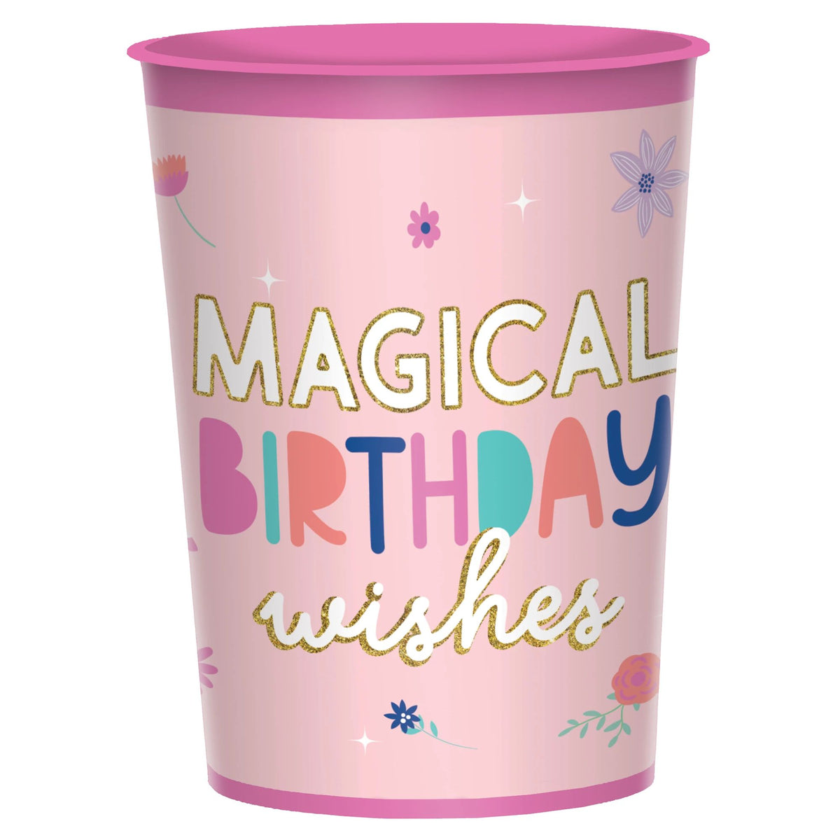 Magical Unicorn Birthday Favor Plastic Cup - Pack of 6
