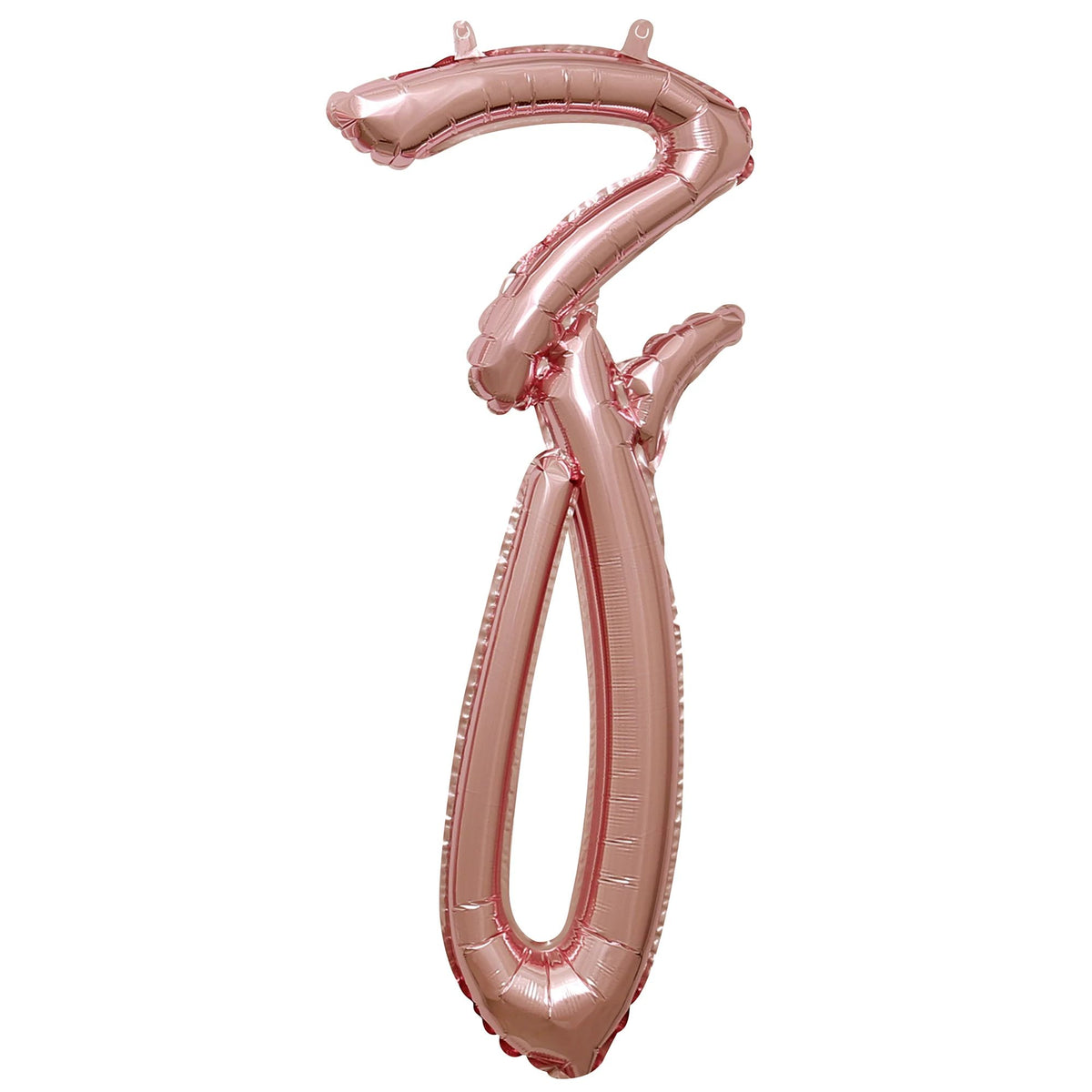 Rose Gold Foil Letter Z Script Balloon, 8-Inch - Case of 70