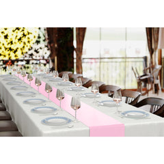 14 In. x 200 Ft. Pink Cut To Size Table Runner