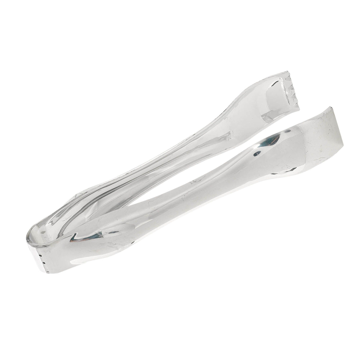 Silver Metallic Mini Serving Tongs, 6.2 inch - Pack of 8