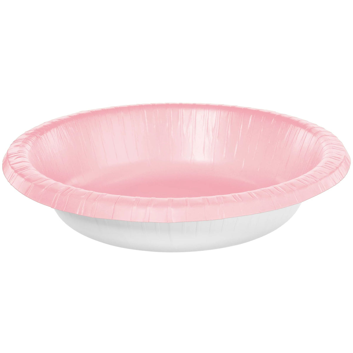 Elegant Rose Pink 20 oz. Paper Bowls, 20-ct - Pack of 6