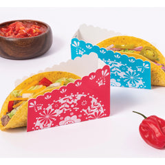 Fiesta Paper Taco Holders, 5-inch, 12-pk - Pack of 2