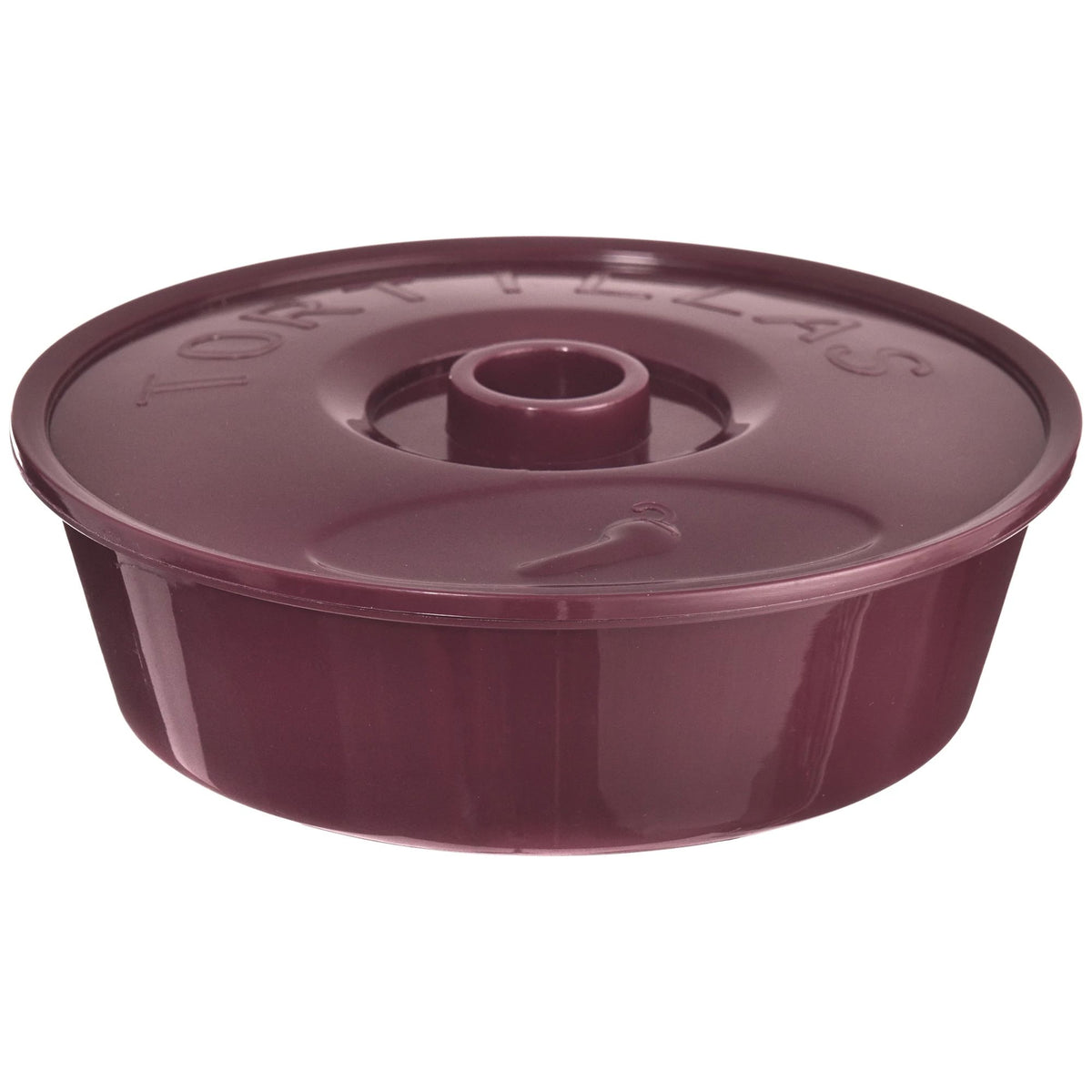 Plastic Reusable Tortilla Warmer, Brown, 8.4-inch - Case of 6