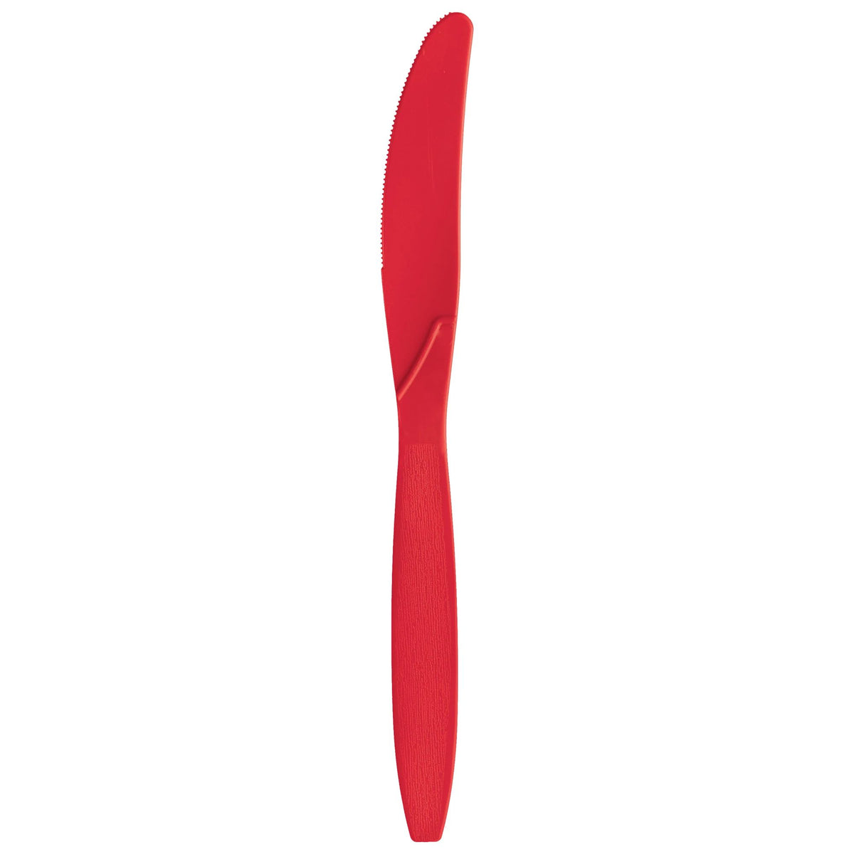Vibrant Red Plastic Knives - 16-pk - Pack of 4