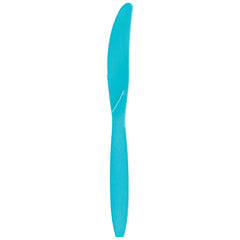 Caribbean Blue Plastic Knives, 16-pk - Pack of 12