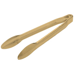 Elegant Gold 12-Inch Plastic Tongs - Pack of 12