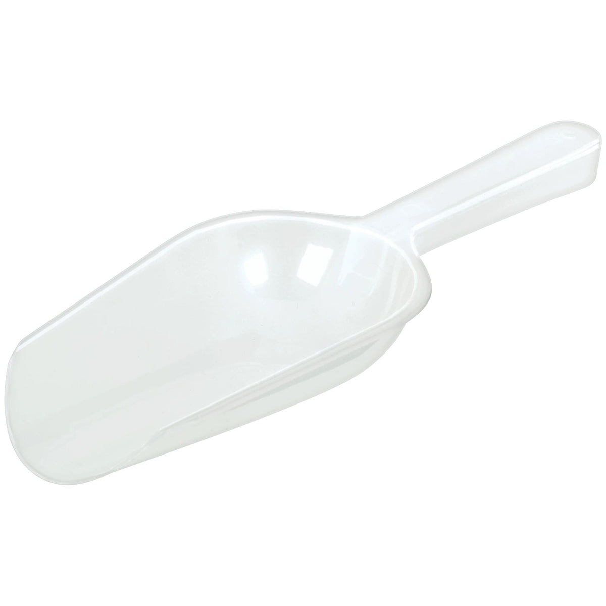 Plastic Scoop, Clear, 9-in - Pack of 12