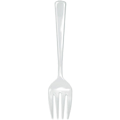 Clear 9.75-inch Plastic Serving Forks - Packaged for Catering - Pack of 12