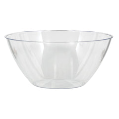 Clear Plastic Serving Bowl, 5QT, 11-inch - Case of 18