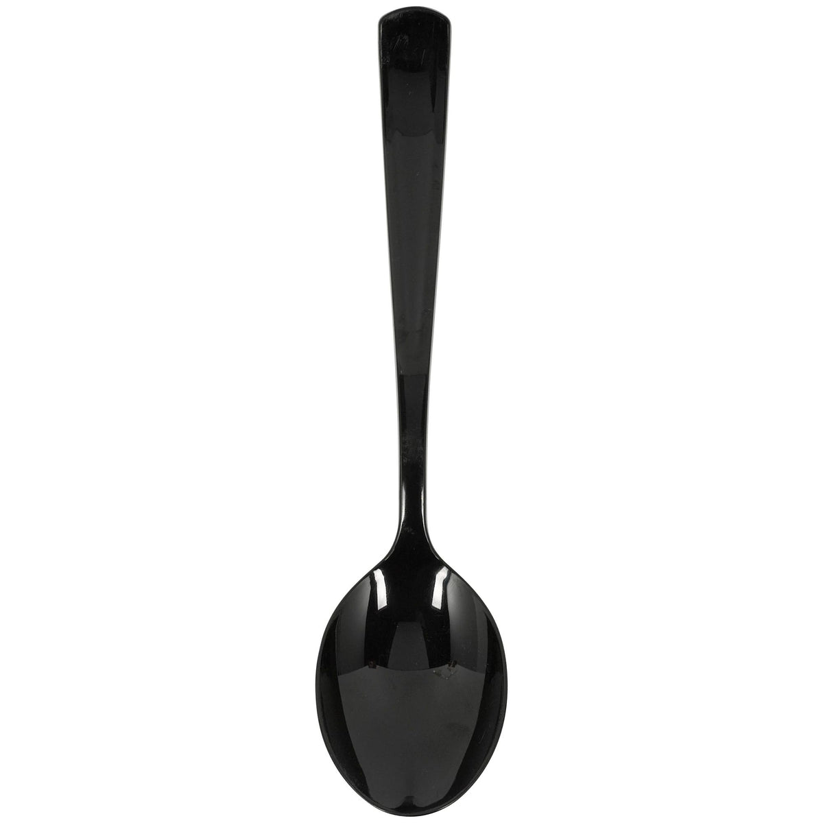 Elegant Black Plastic Serving Spoon - 9.75-inch, 2-ct - Pack of 12