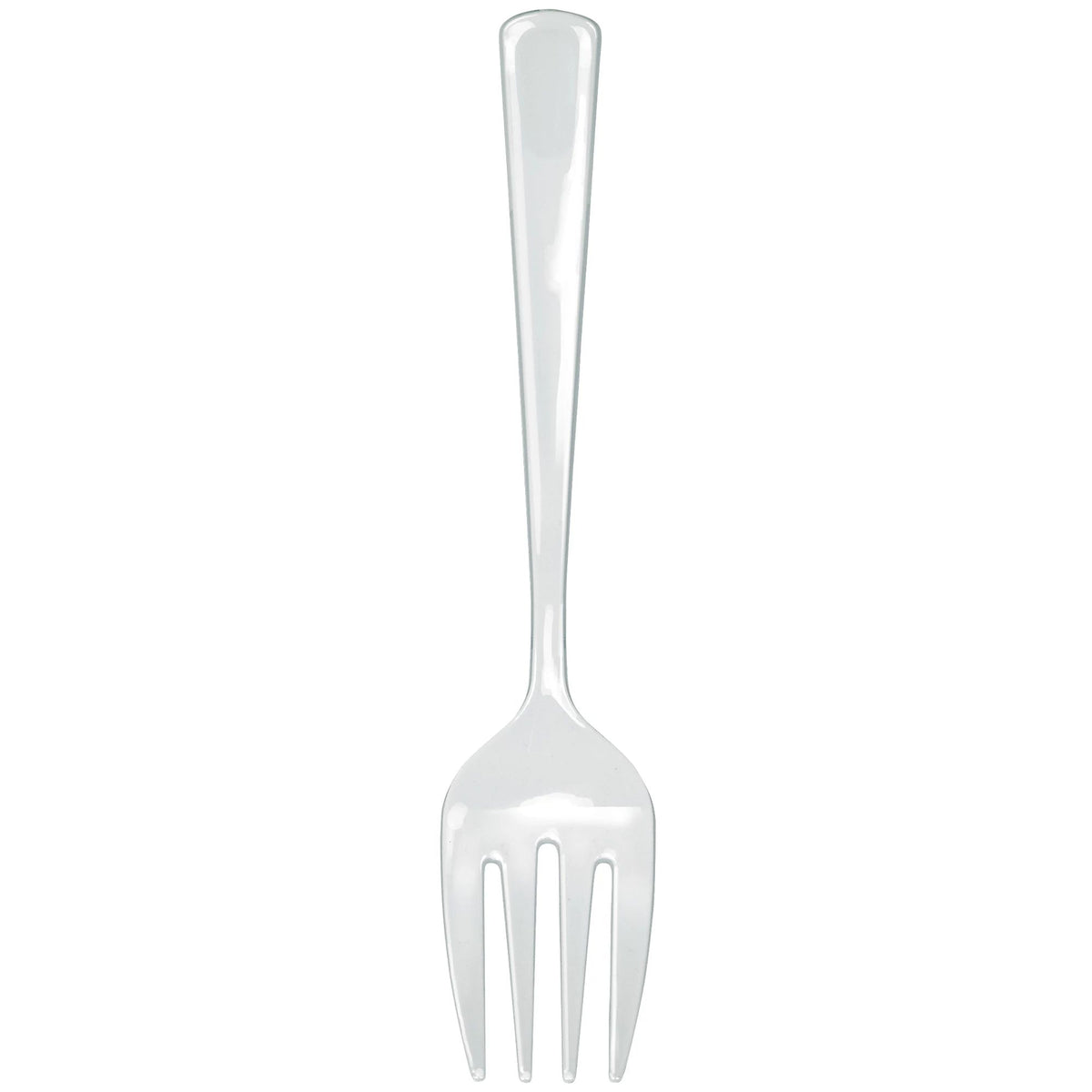 Clear Plastic Serving Forks - 9.75-inch, 2-ct - Pack of 12