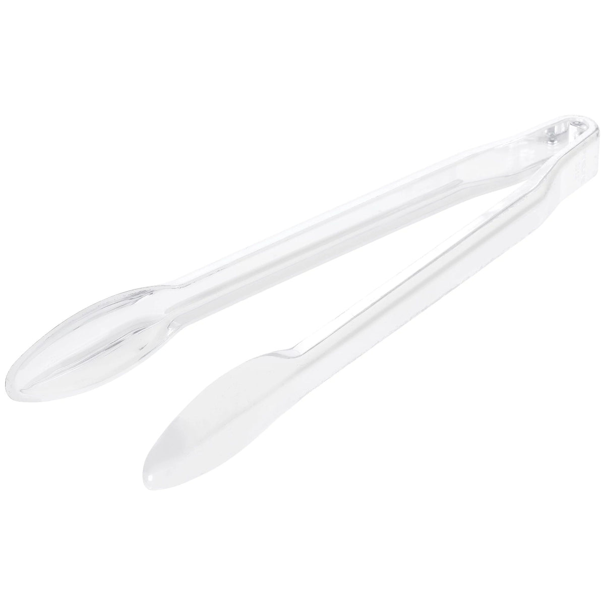 Clear Plastic Tongs, 12-in - Pack of 12