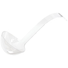 Clear 5 oz. Plastic Ladle for Catering - Pack of 12