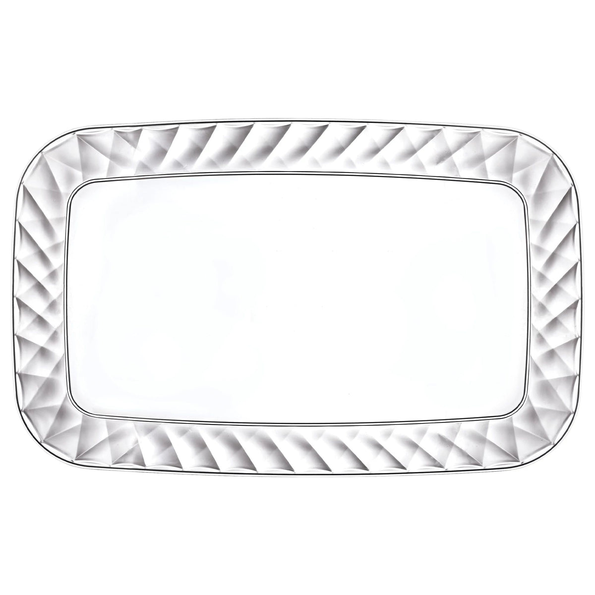 Diamond Acrylic Serving Tray - Case of 36