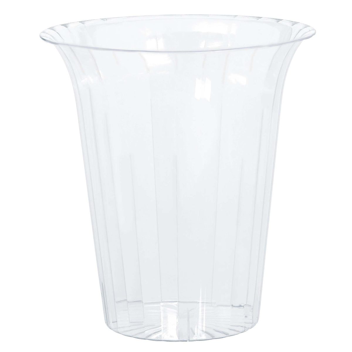 Clear Plastic Cylinder Container, 80-oz - Pack of 12