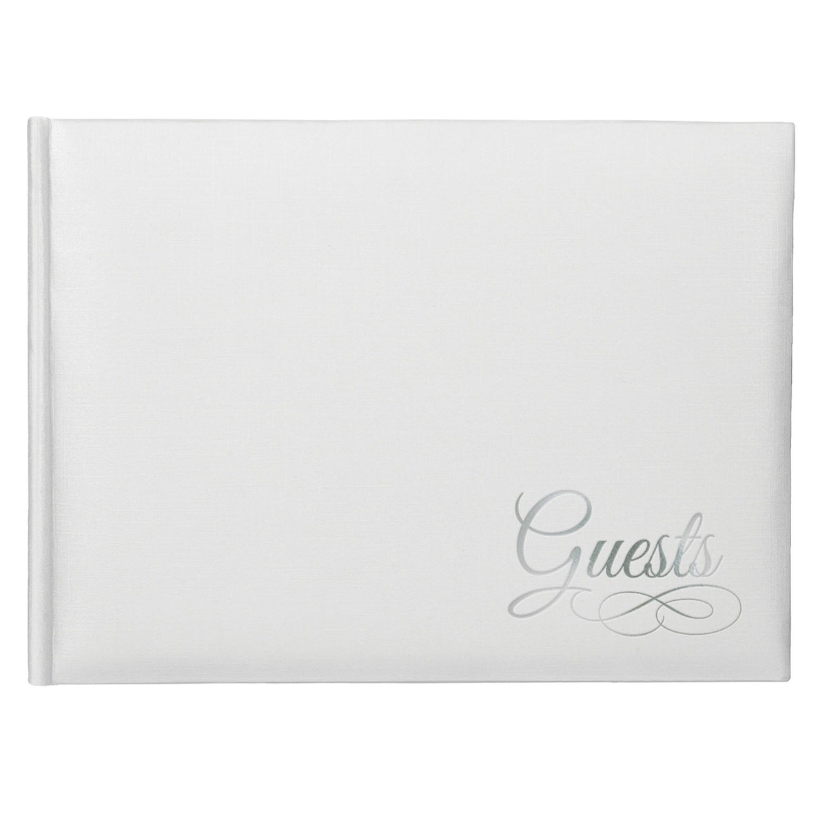 Guests Guest Book, White, 50 Sheets, for Wedding - Pack of 4