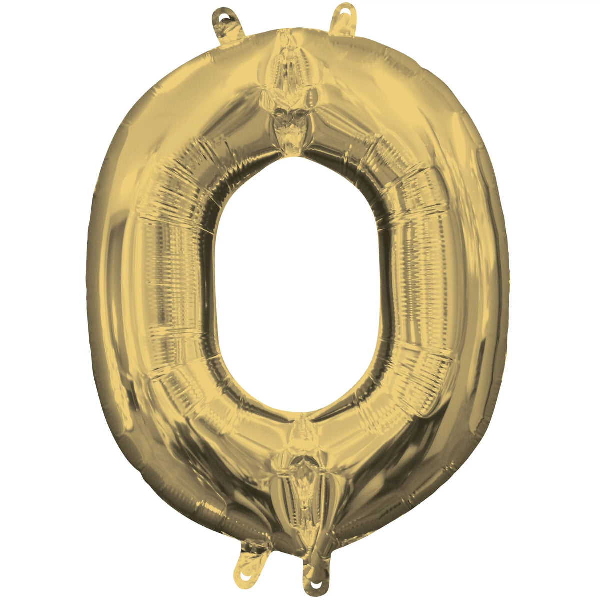 Gold Foil Letter "O" Balloon - Case of 70