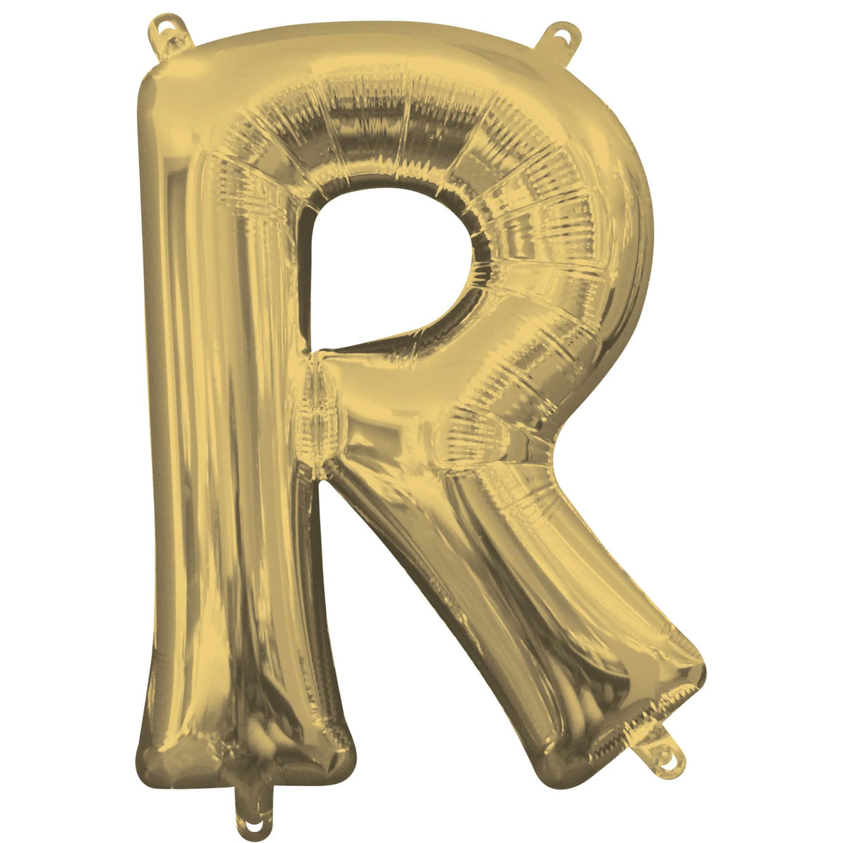 Gold Foil Letter R Balloon - Pack of 5