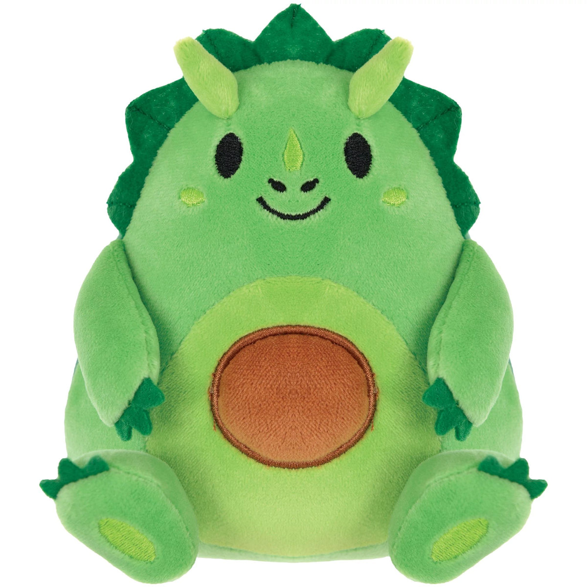 Plush Dinosaur Avocado Toy - Pack of 6