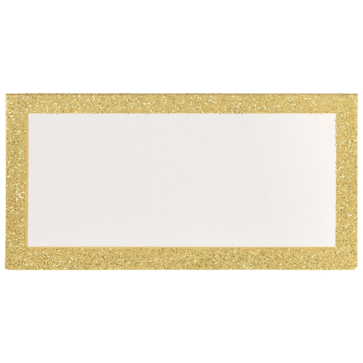 Name Table Glitter Place Cards, Gold, 50-ct, for Wedding/Anniversary - Pack of 6