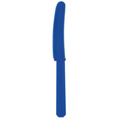 Royal Blue Plastic Knives - Economy Pack - Pack of 12
