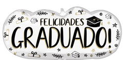 Felicidades Graduation Super Shape Foil Balloon - Pack of 2