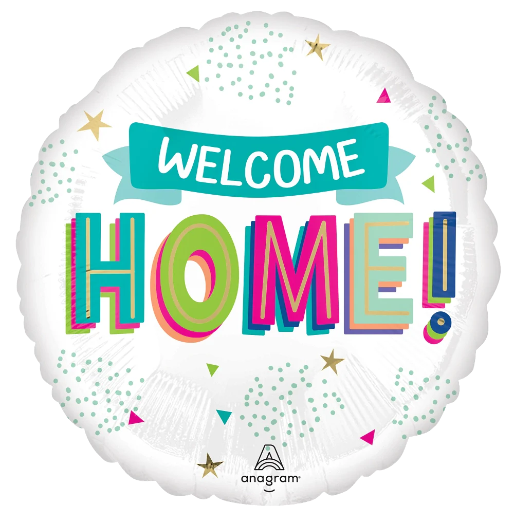 Welcome Home Foil Balloon - 18 Inch - Case of 100
