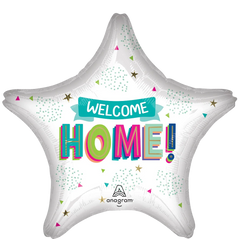Jumbo Welcome Home Foil Super Shape Balloon - Case of 50