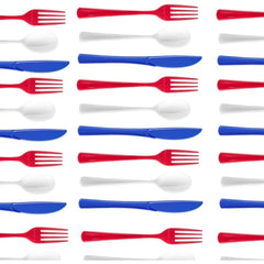 150 Piece 4th of July Cutlery Set