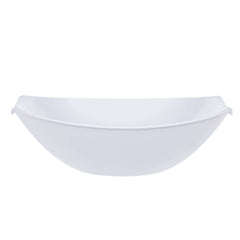 112 Oz. | White Plastic Stadium Bowl | 24 Count - Yom Tov Settings