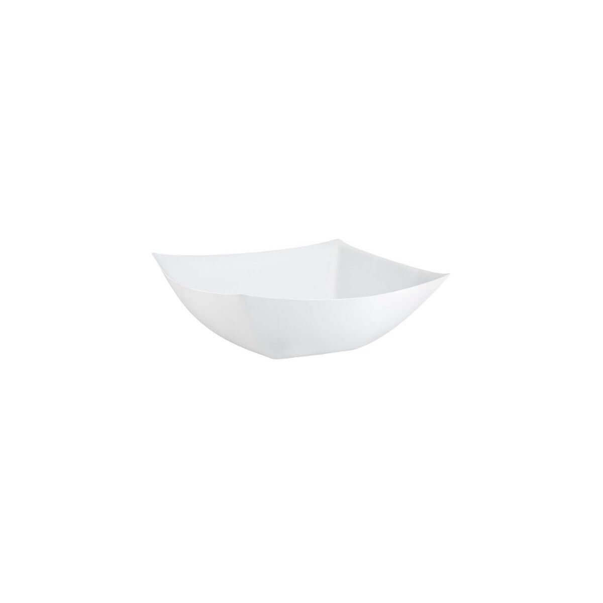 8 Oz. White Convex Bowl | 8 Count