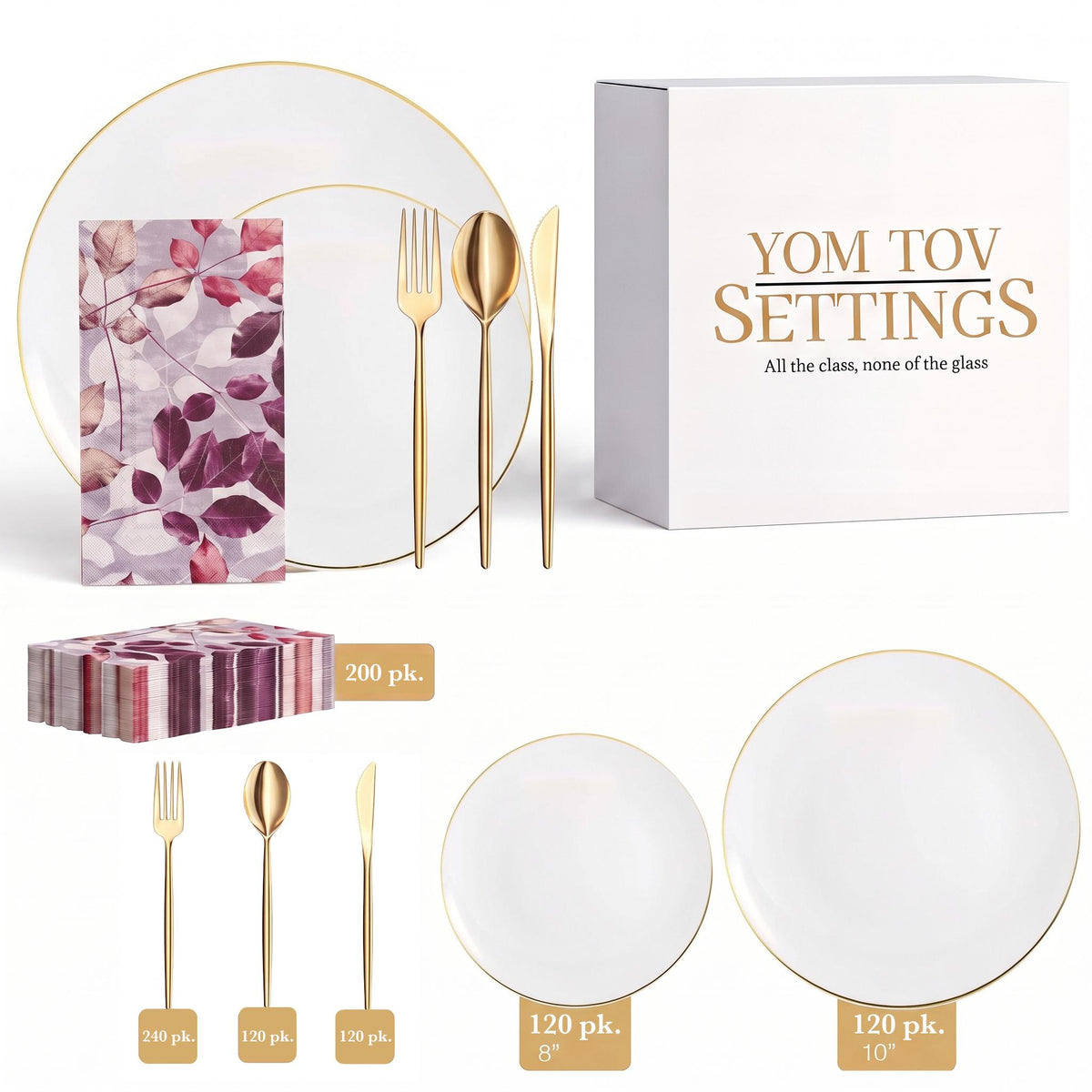 Classic Gold Ultimate Set | Serves 120