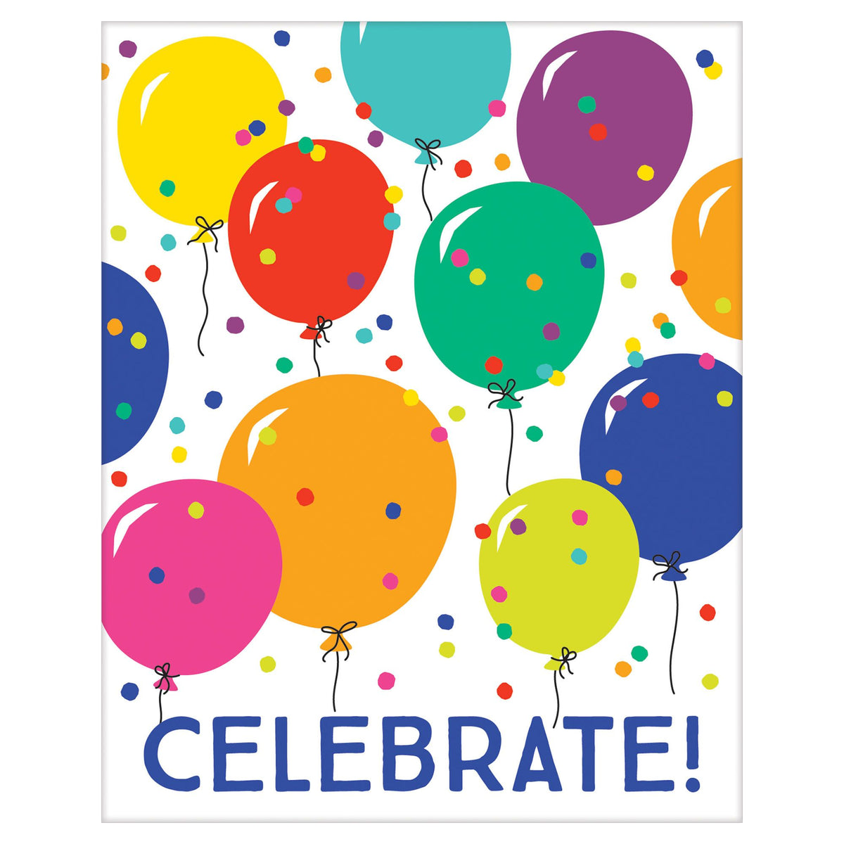 Vibrant Balloon Birthday Invitations, 8-ct - Pack of 4