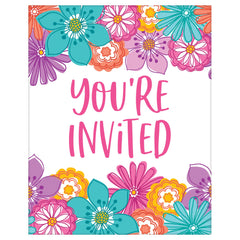 Pretty Petals Birthday Invitations, 8-ct - Pack of 12