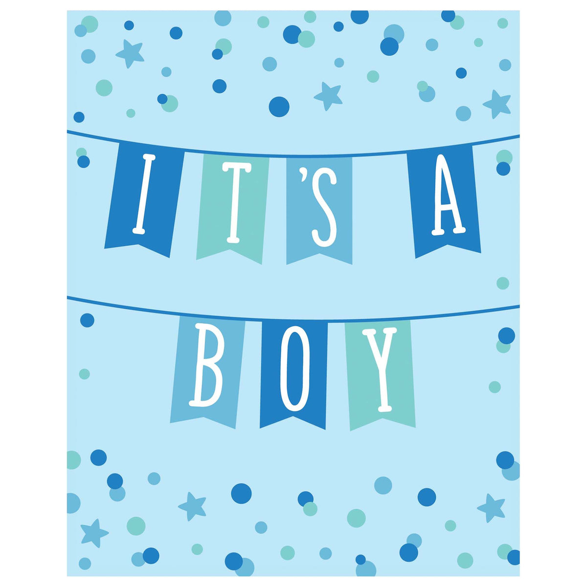 It's a Boy Baby Shower Invitation, 8-ct - Pack of 4