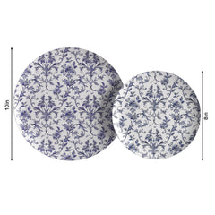 Earthtrends Chantilly Paper Combo Set | 32 10 In. + 32 8 In.