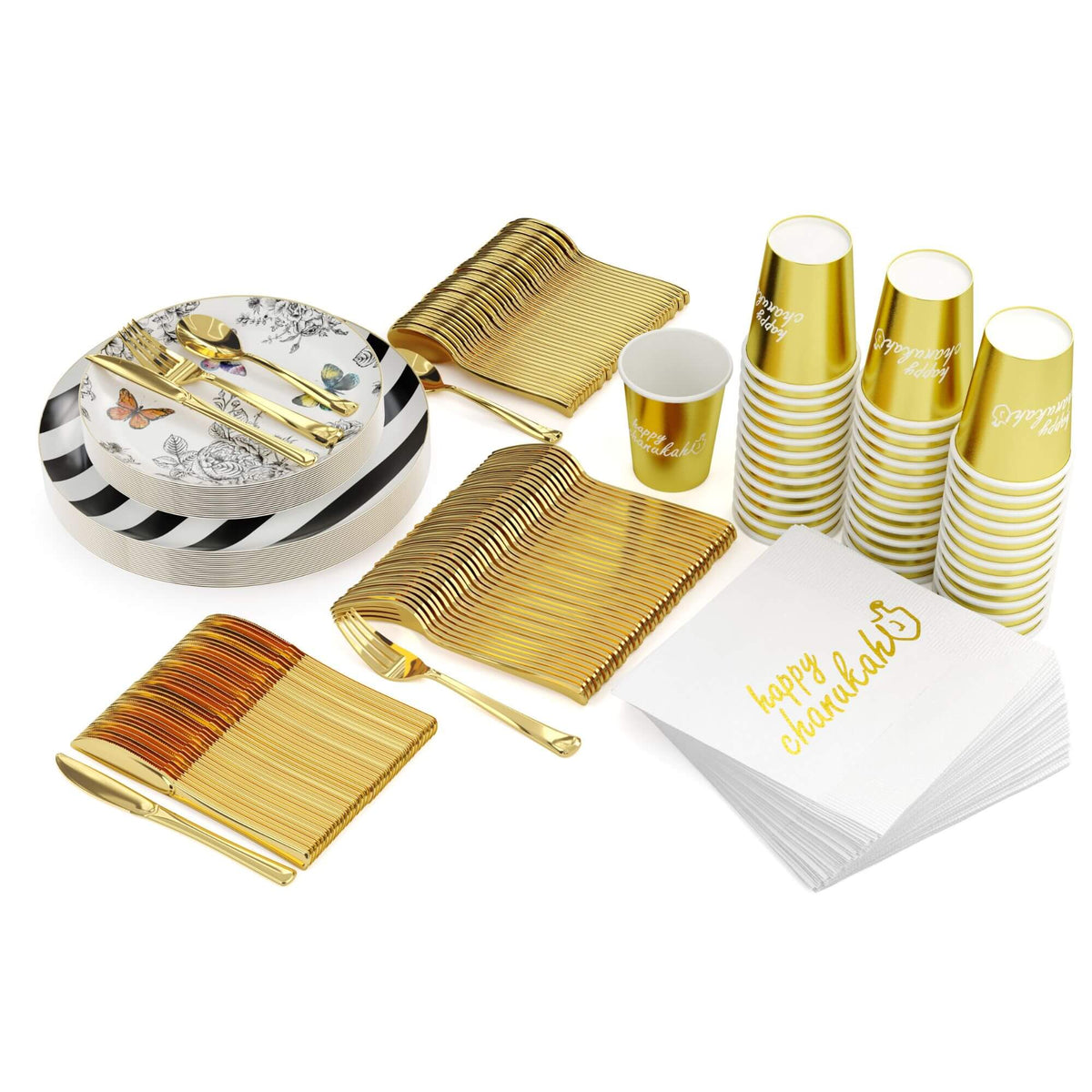 Service for 20 | Monarch Earthtrends Hanukkah Combo Set