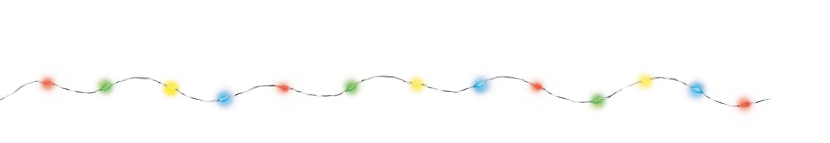Multi-Color LED Fairy String Lights, 5.5-inch, 18 Lights - Pack of 9